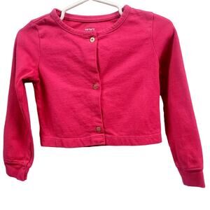 Carter's Girl's Pink Long Sleeve Shirt 24 months